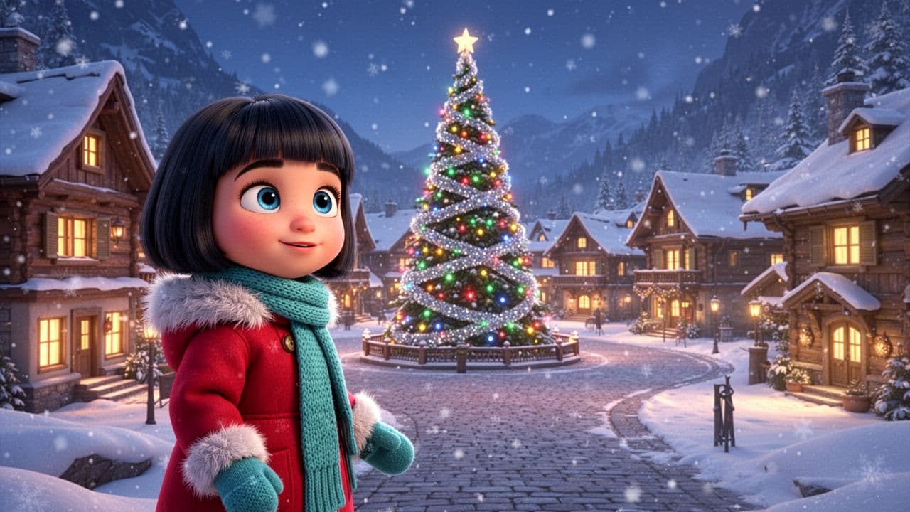 Novogodišnji ples sa Deda Mrazom