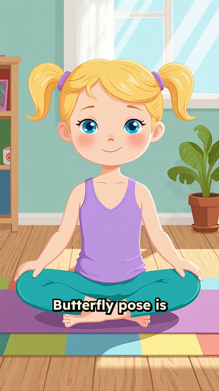 Calming Butterfly Pose for Kids