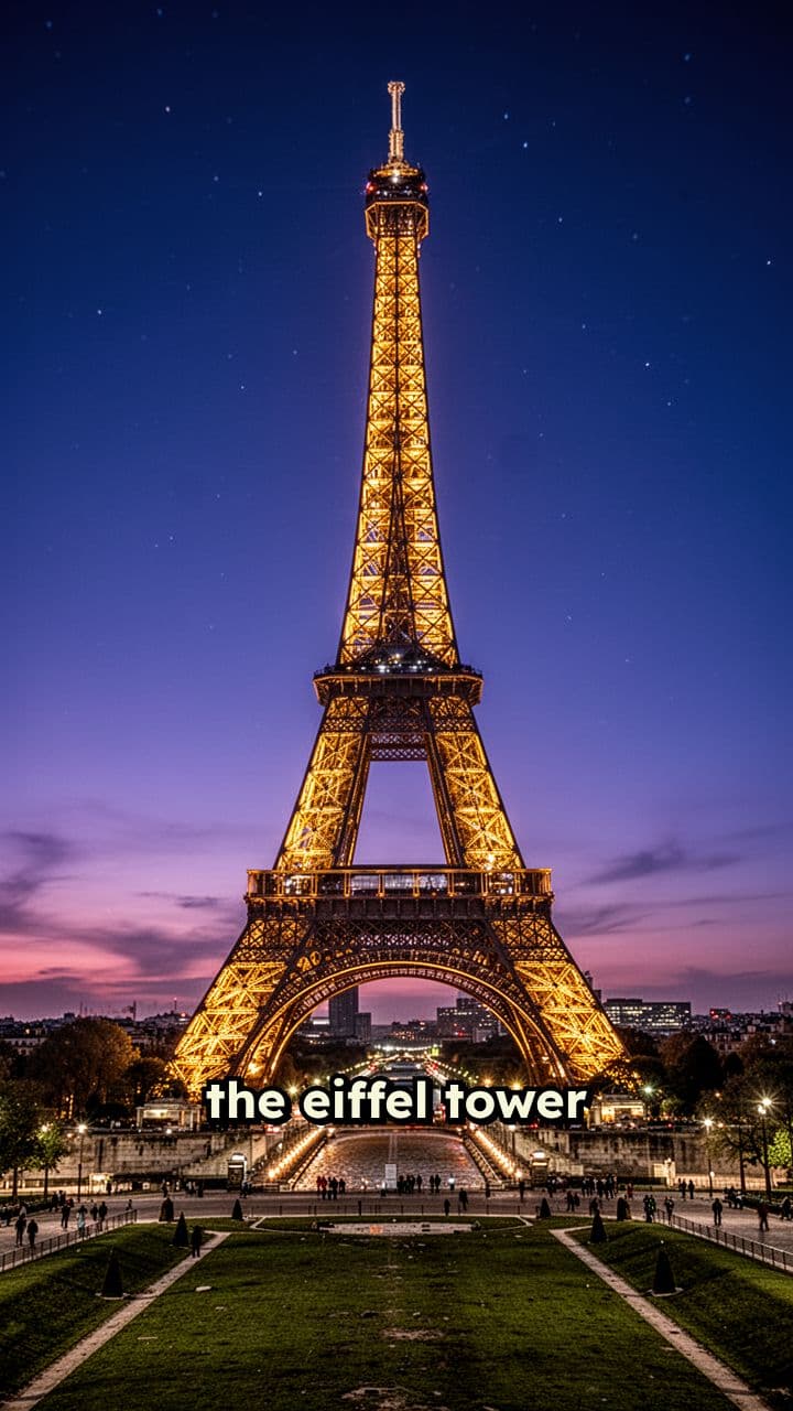 Eiffel Tower vs Cheeseburger Stack