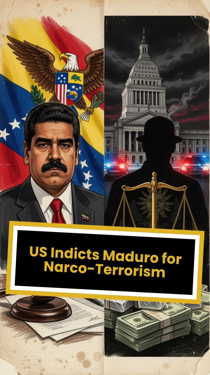 US Indicts Maduro for Narco-Terrorism