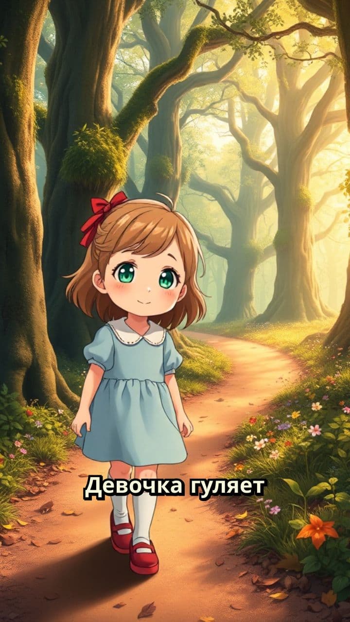 Девочка в лесу