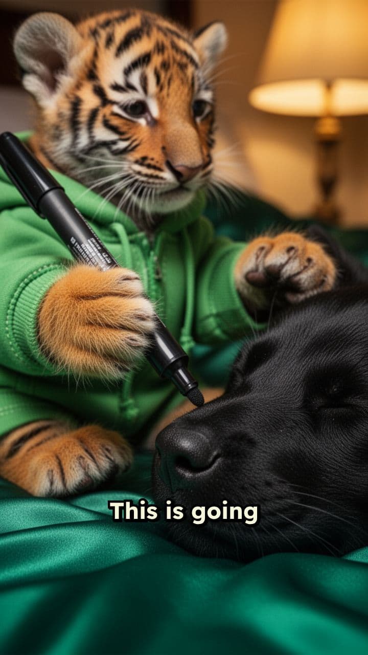 The Cub's Prank and the Lion's Justice