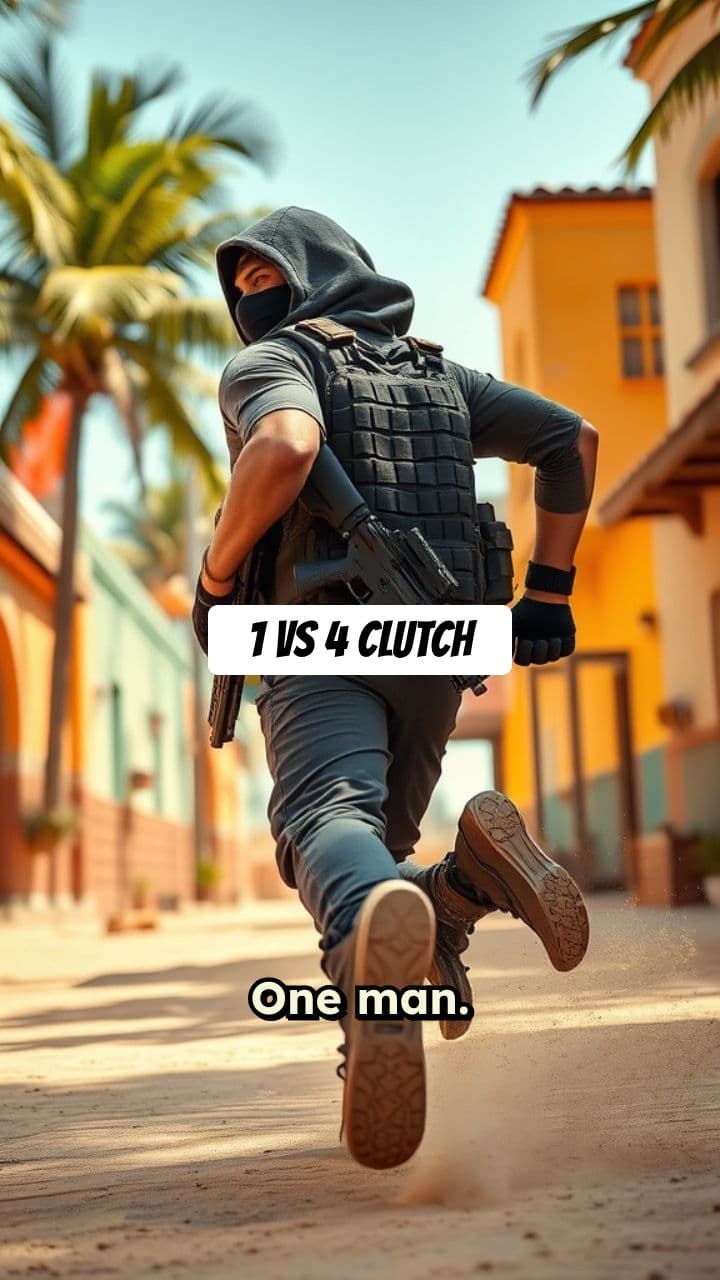 Free Fire 1v4 Clutch Montage