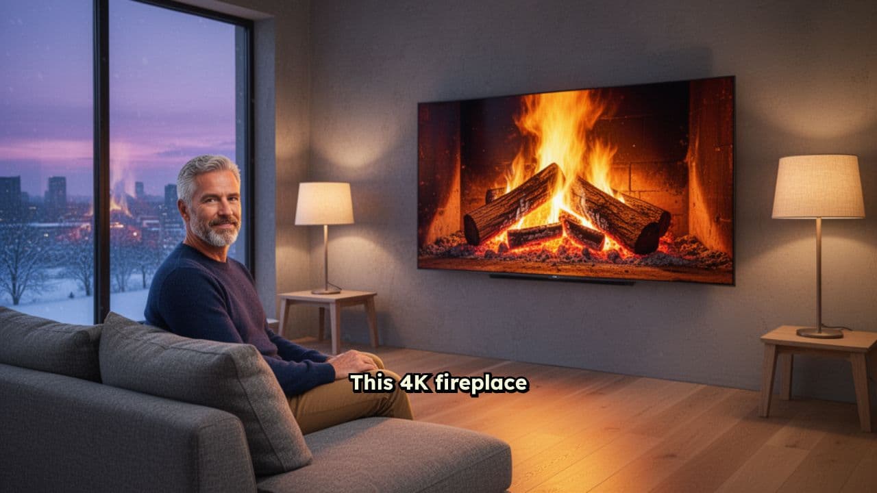 Stunning 4K Fireplace Ambiance