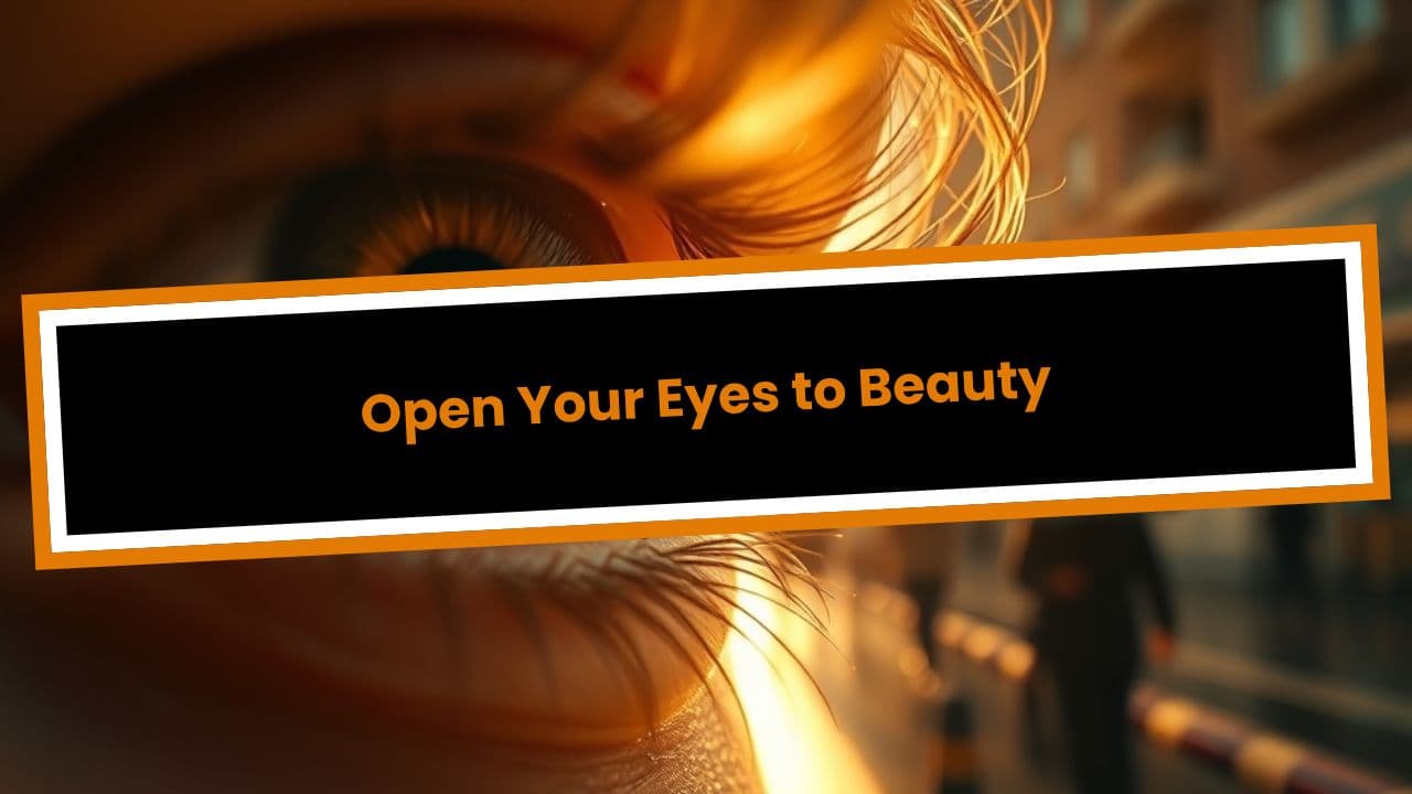 Open Your Eyes to Beauty
