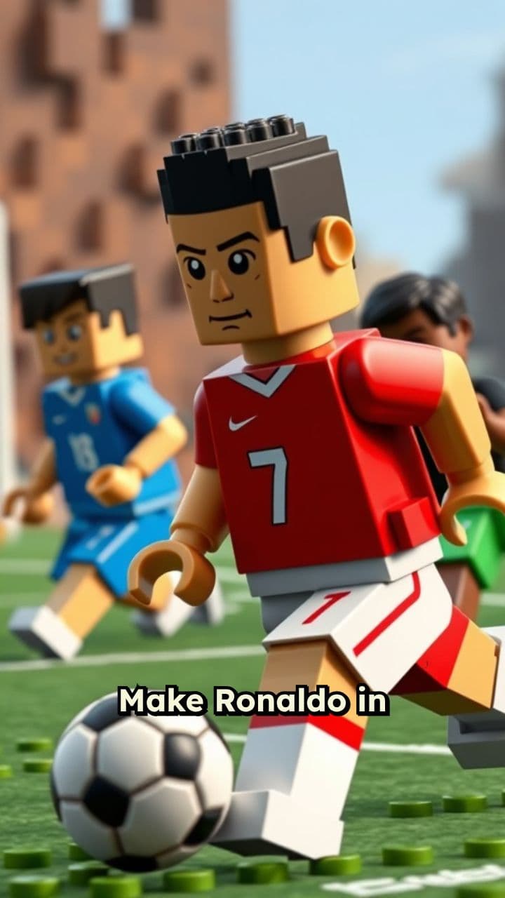 Ronaldo Scores in Minecraft Football Match