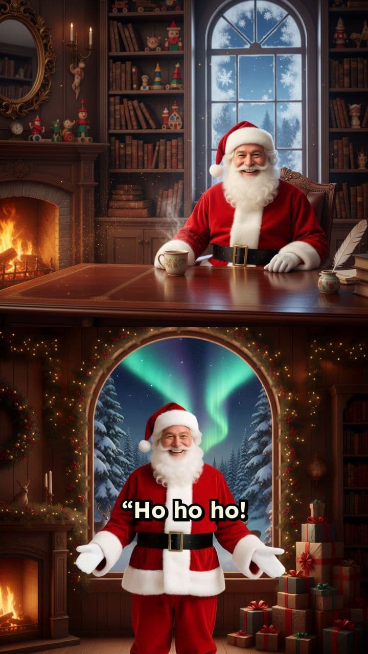 Santa’s Message to Theo