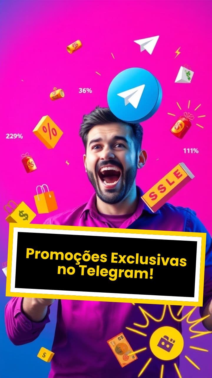 Promoções Exclusivas no Telegram!