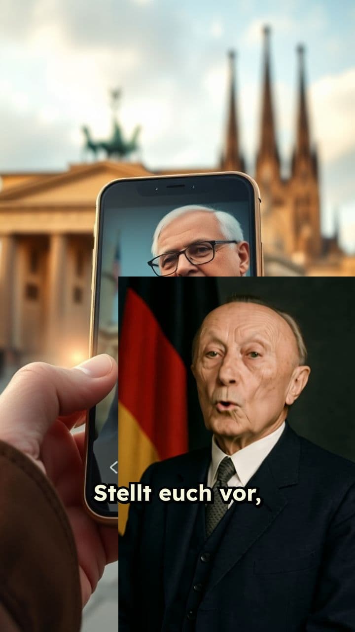 Adenauer auf TikTok: Stolz und Zukunftsmut