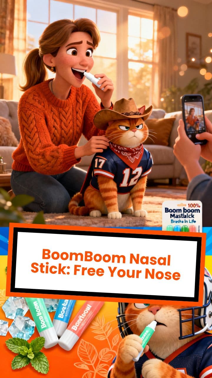 BoomBoom Nasal Stick: Free Your Nose