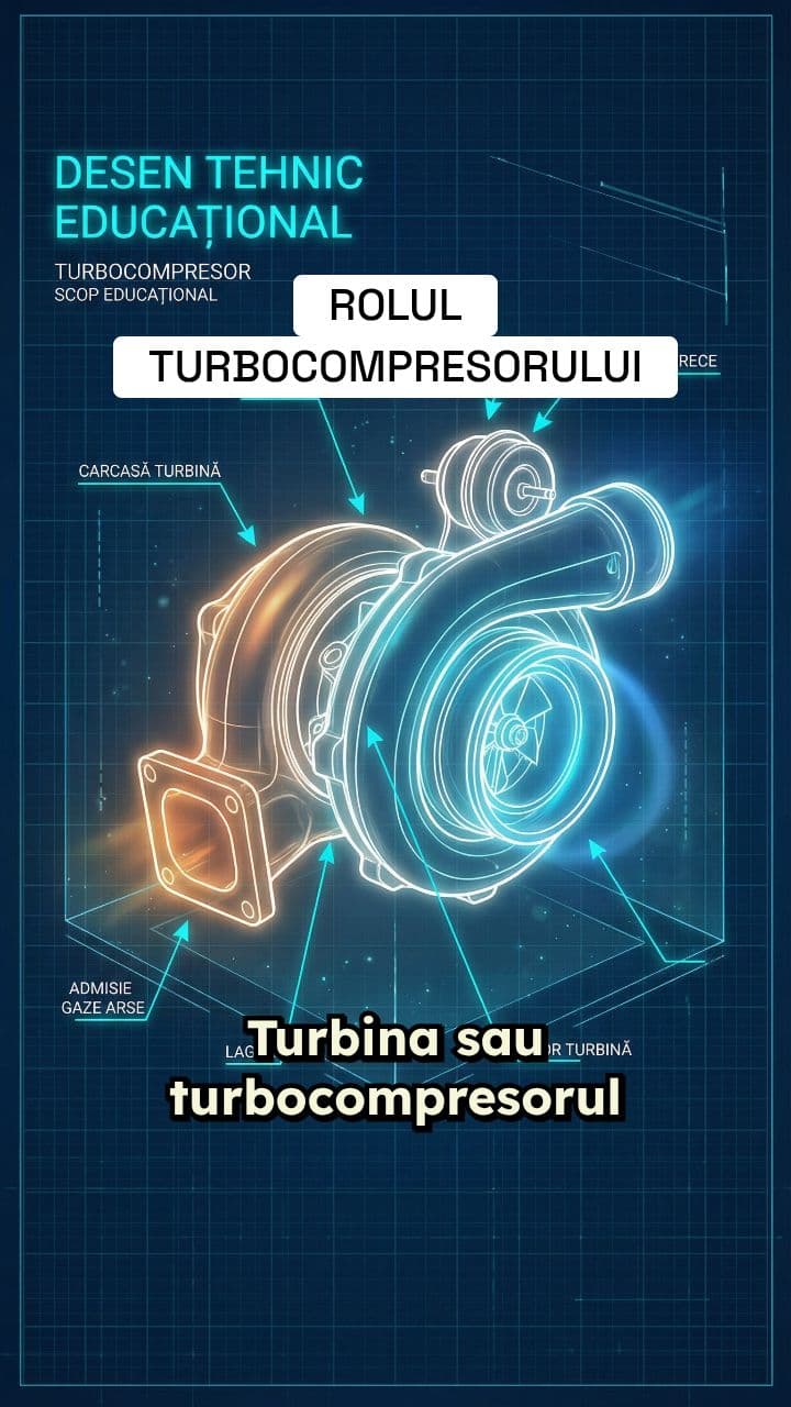 Funcționarea și Construcția Turbocompresorului Diesel