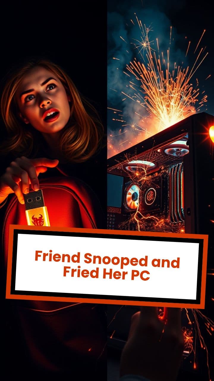 Friend Snooped and Fried Her PC