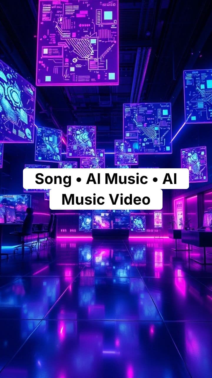 Futuristic AI Studio Intro