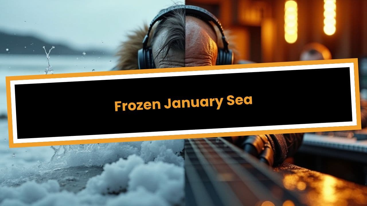 Frozen January Sea