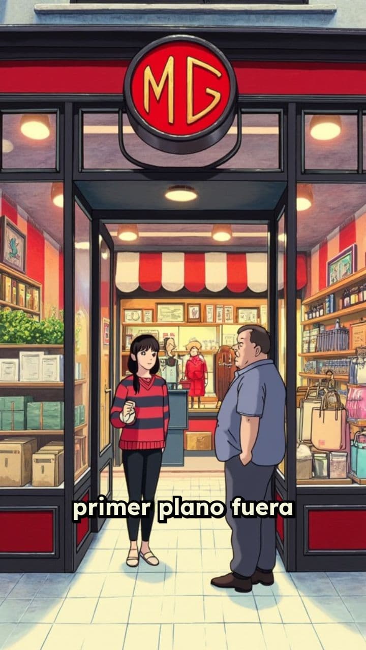 Clientes felices en la tienda