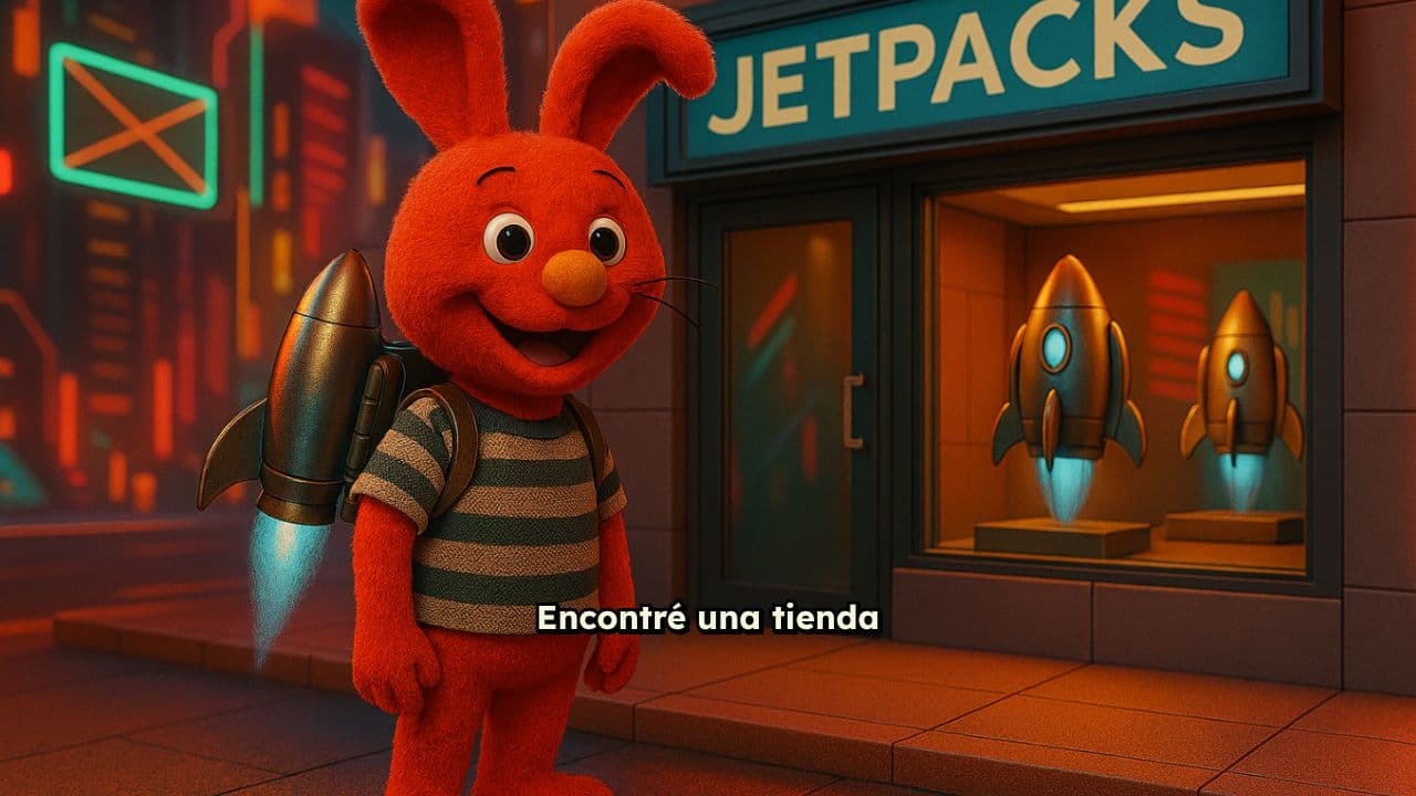 Jetpacks reales en tienda oculta