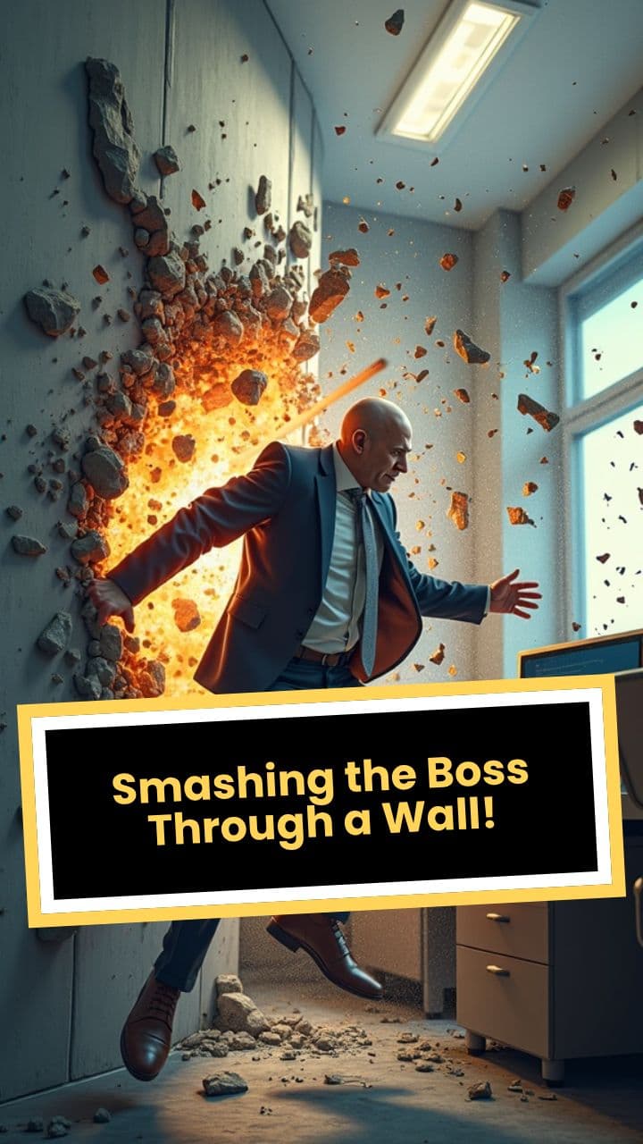 Smashing the Boss Through a Wall!