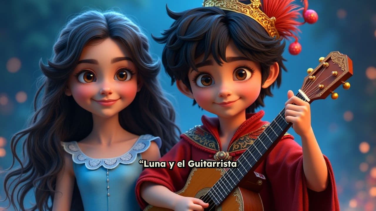 Luna y el Guitarrista Mágico