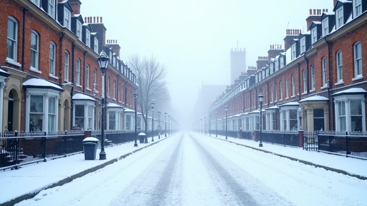 London's Rare Winter Wonderland