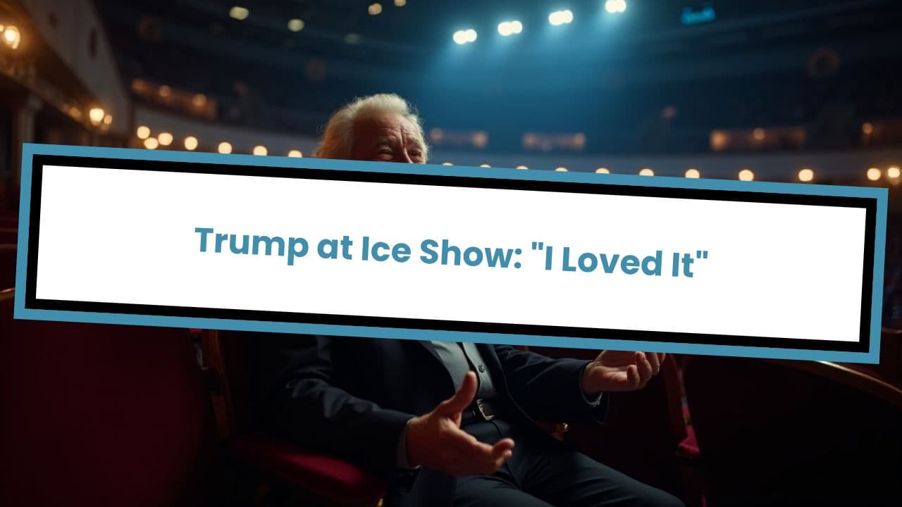 Trump at Ice Show: "I Loved It"
