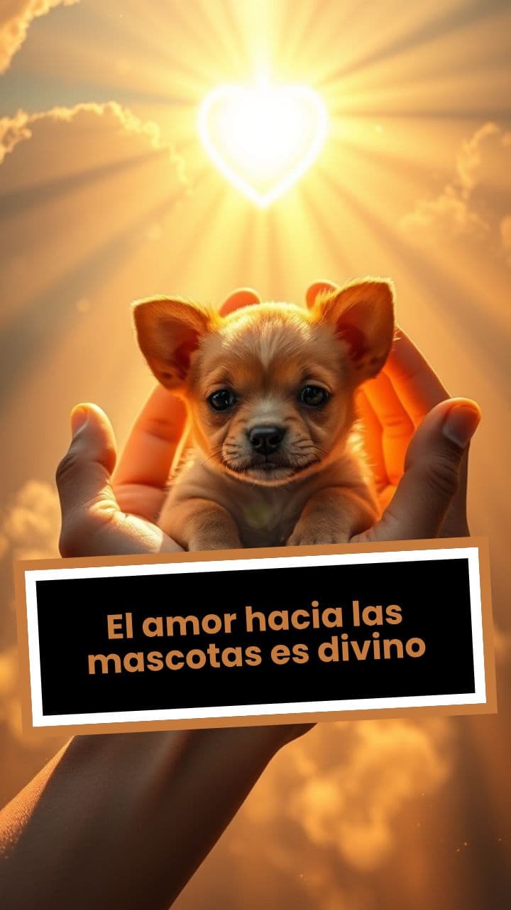 El amor hacia las mascotas es divino