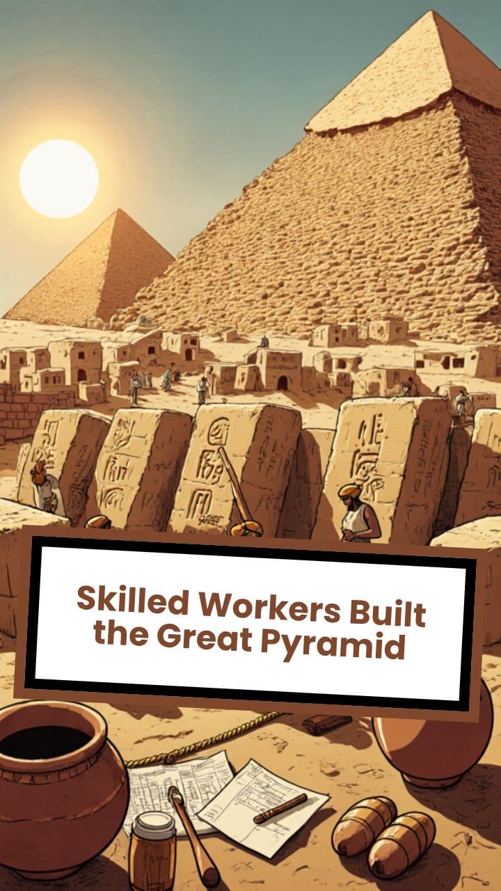 Skilled Workers Built the Great Pyramid