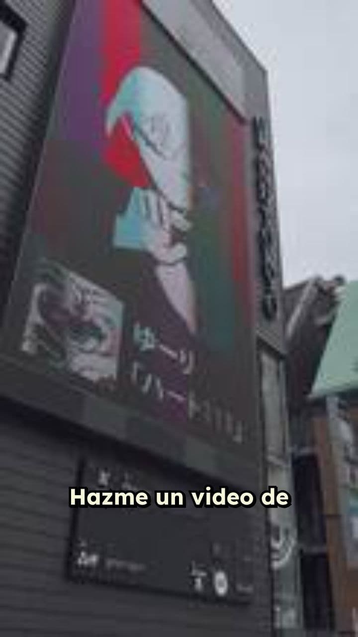 Crea un video de anime