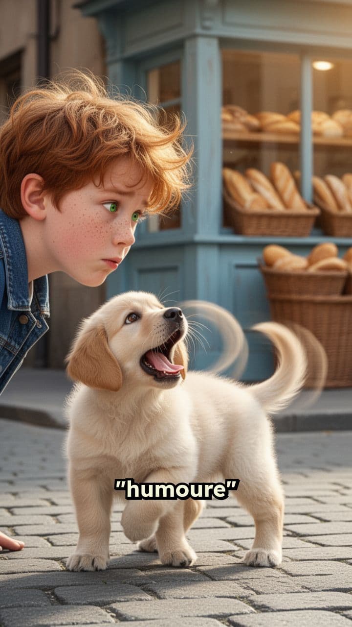 L’enfant et le chien en ville