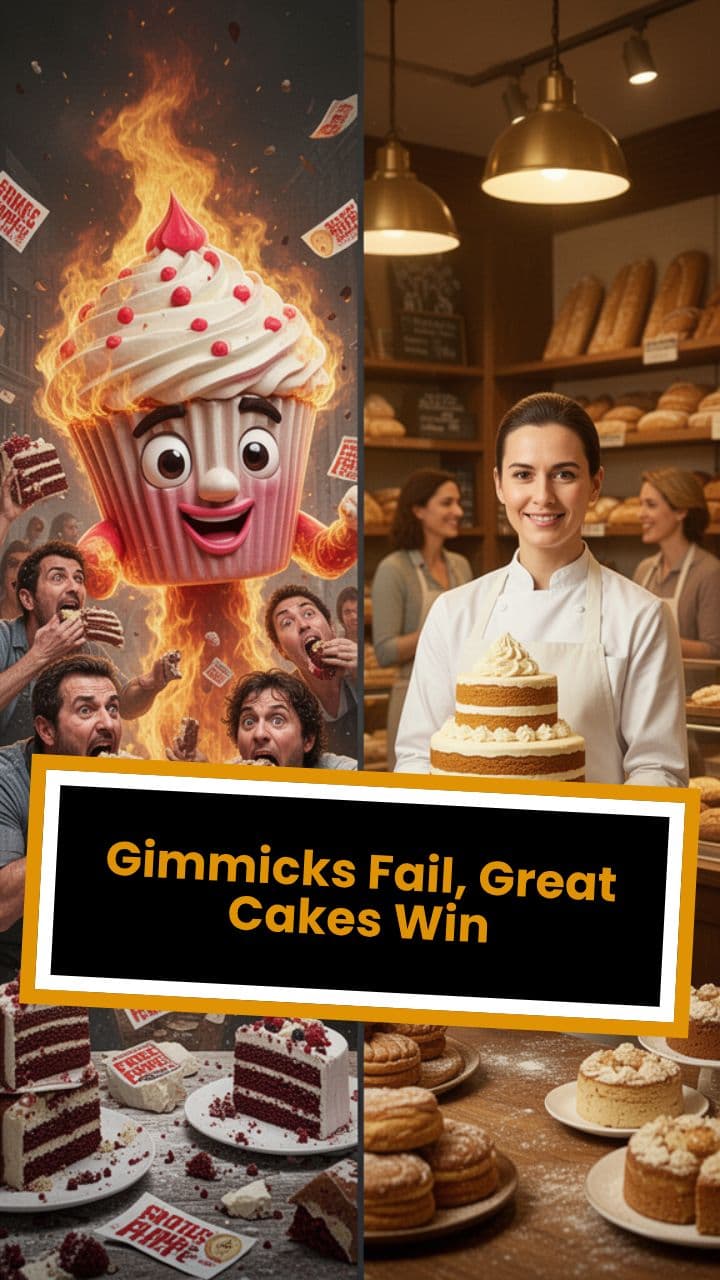 Gimmicks Fail, Great Cakes Win