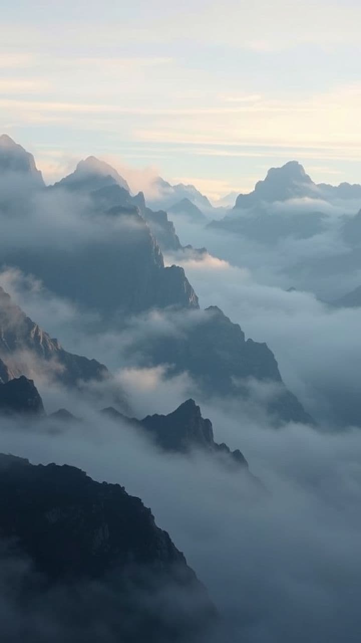 Туманом вкриті гори