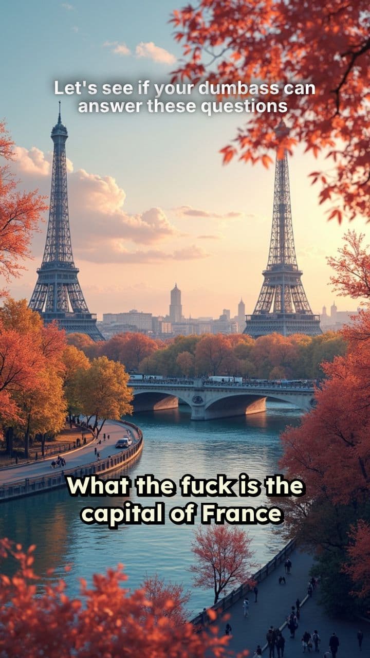 Let's see if your dumbass can answer these questions 