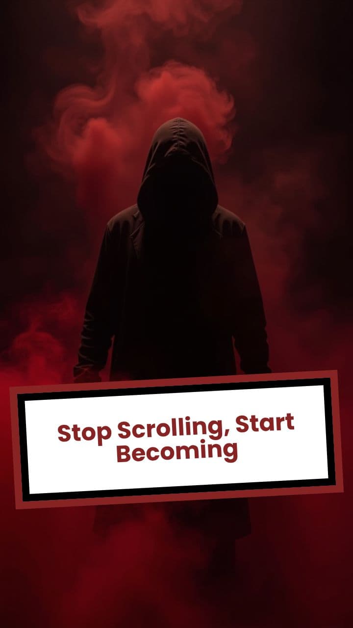 Stop Scrolling, Start Becoming