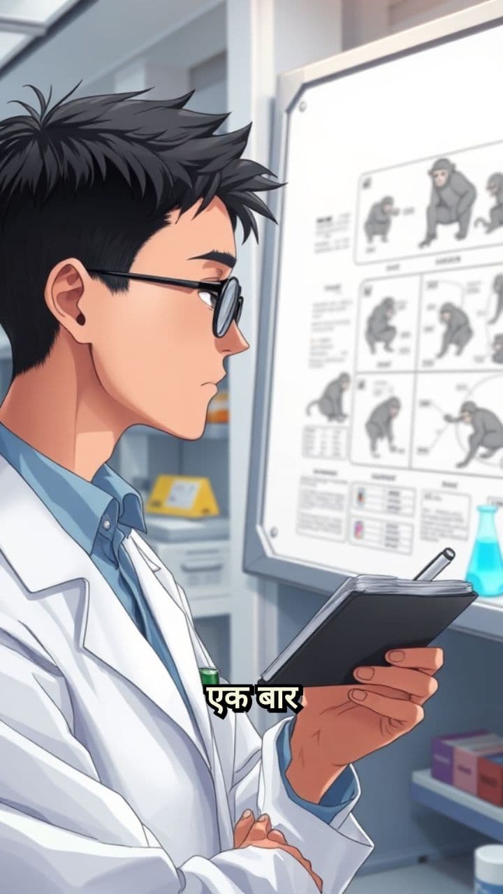 बंदर की चालाकी और वैज्ञानिक की मुश्किल