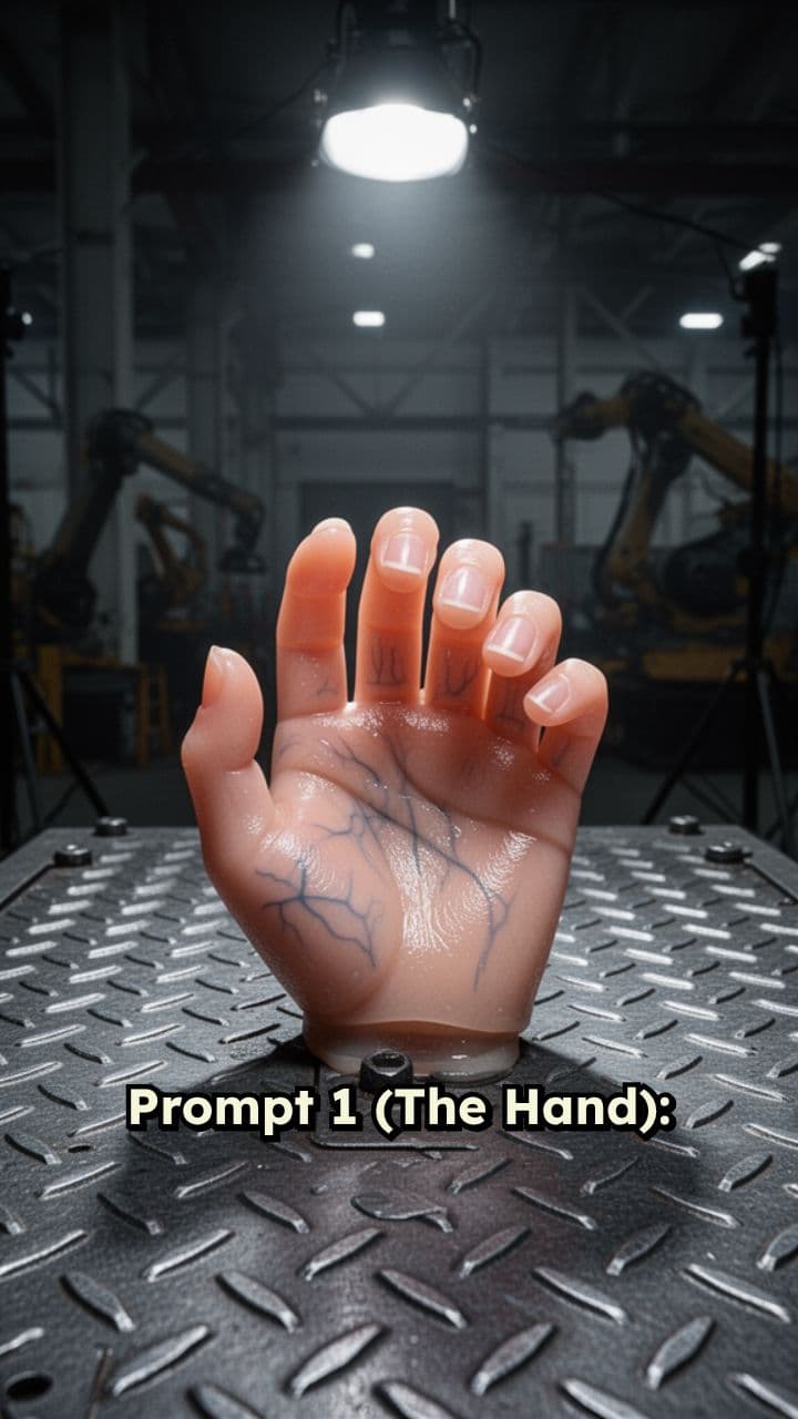 Hydraulic Press Crushes Prosthetic Hand