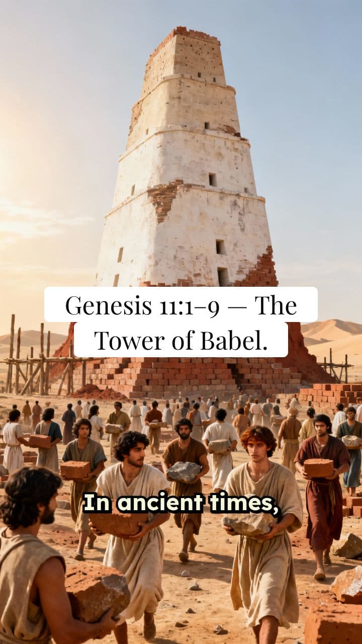 The Tower of Babel: A Warning from God