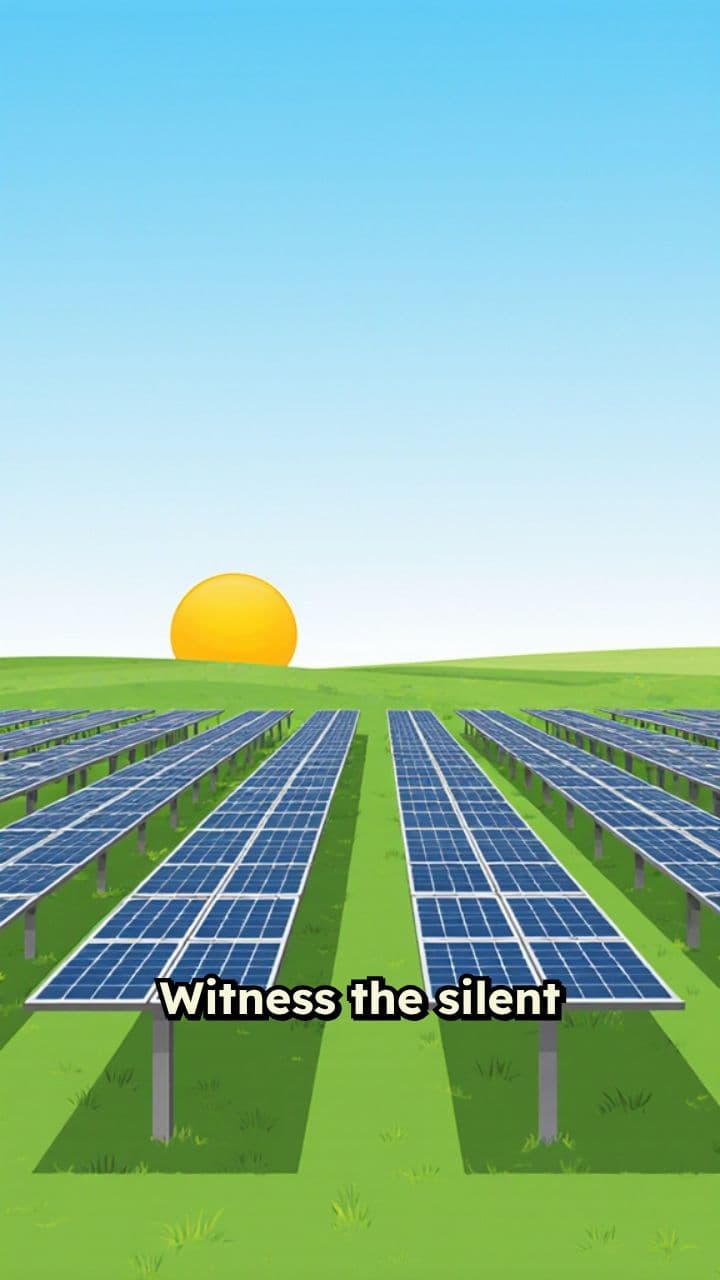 Solar Panels Tracking the Sun