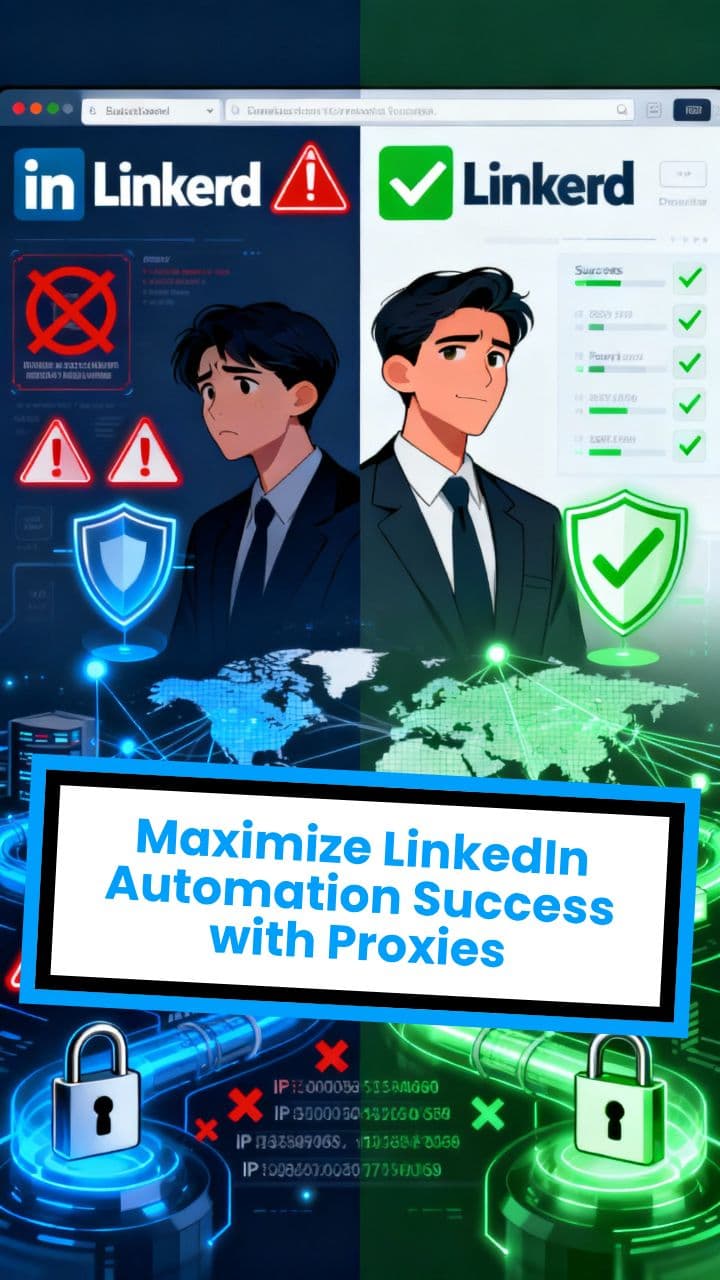 Maximize LinkedIn Automation Success with Proxies