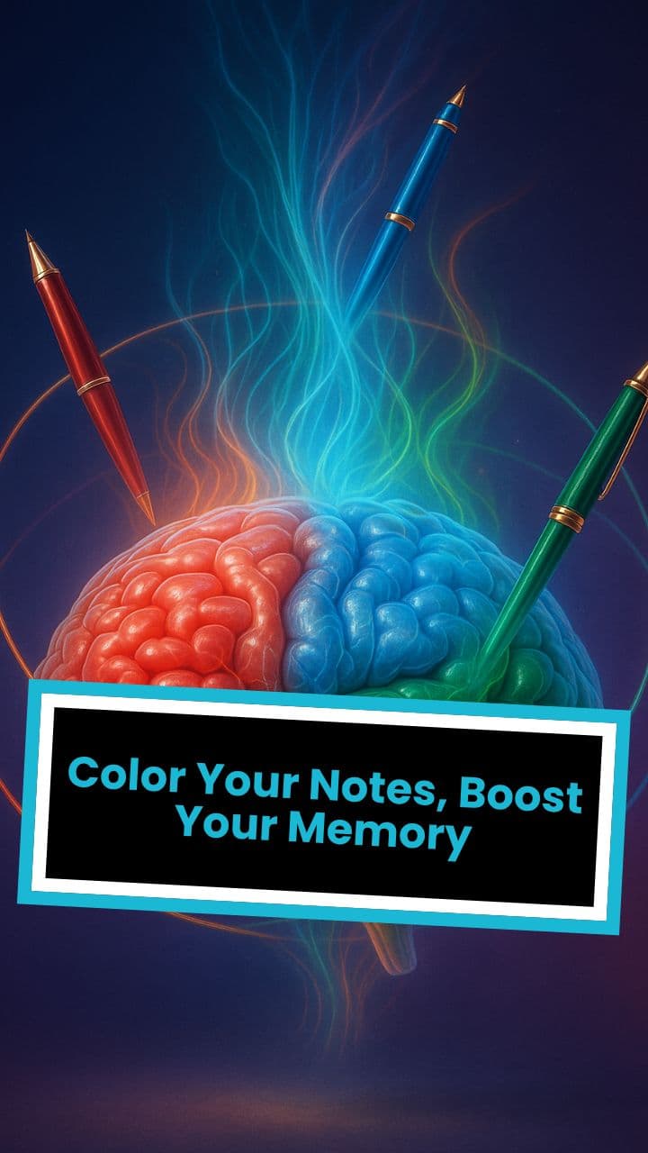 Color Your Notes, Boost Your Memory