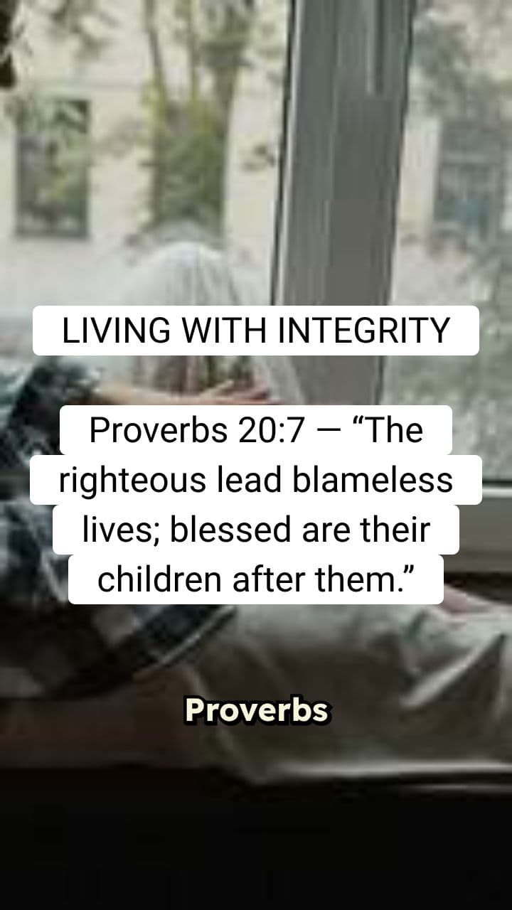 Living with Integrity