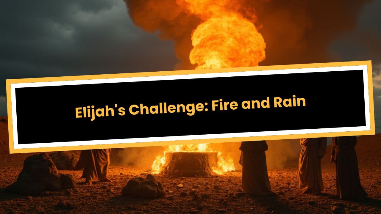 Elijah's Challenge: Fire and Rain