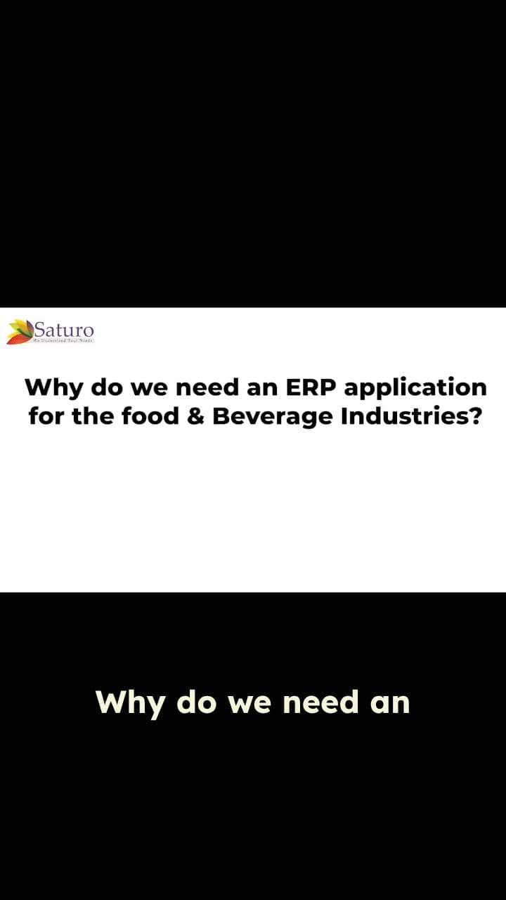 Why Food & Beverage Companies Need ERP Systems