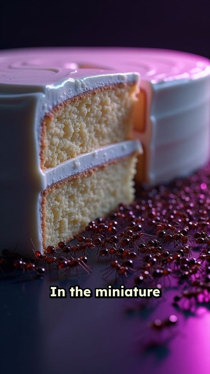 Ants and the Cake