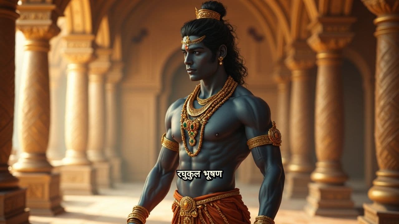 बाल रूप में श्री राम