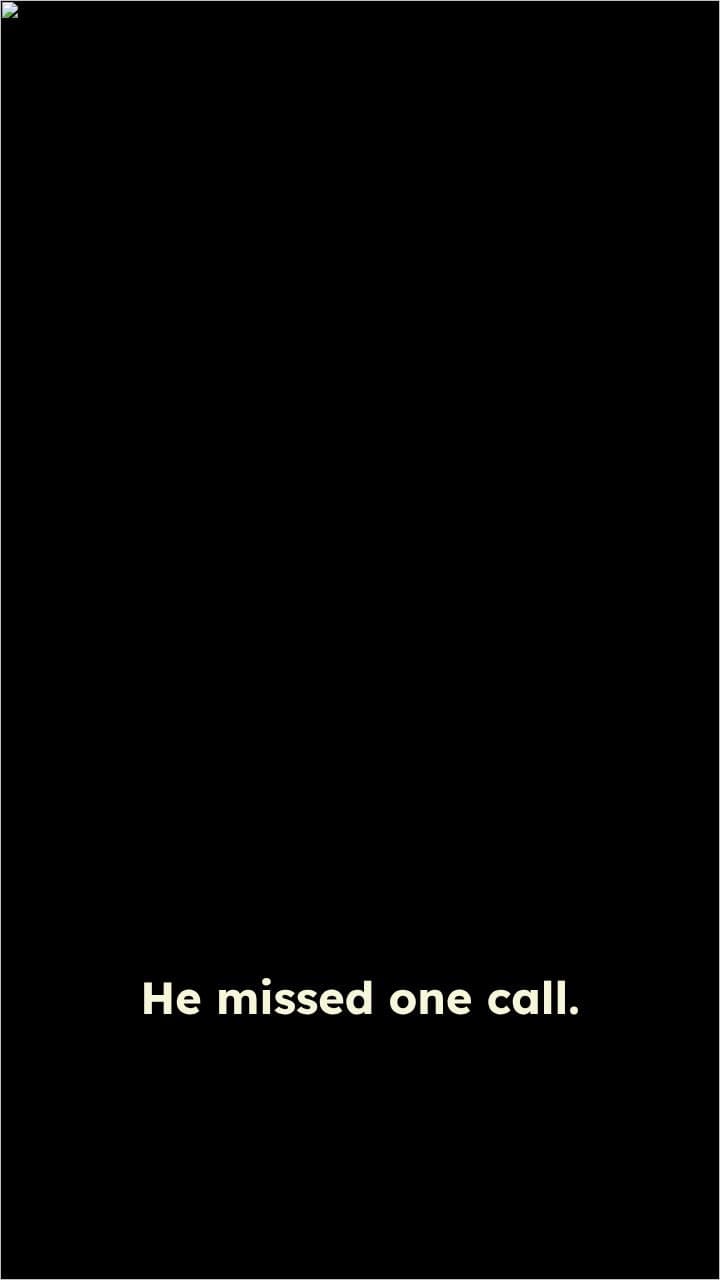 Missed Call, Lost Chance