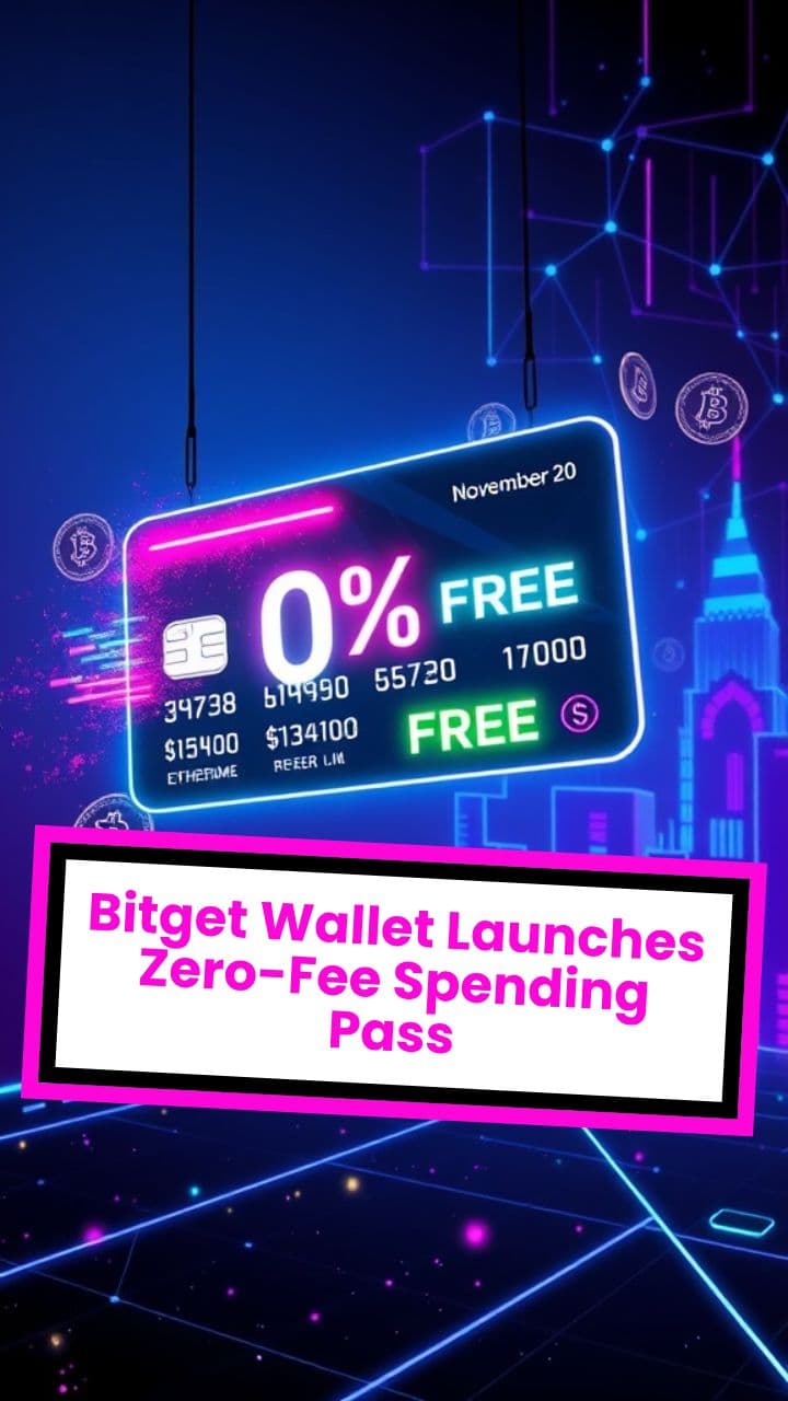 Bitget Wallet Launches Zero-Fee Spending Pass
