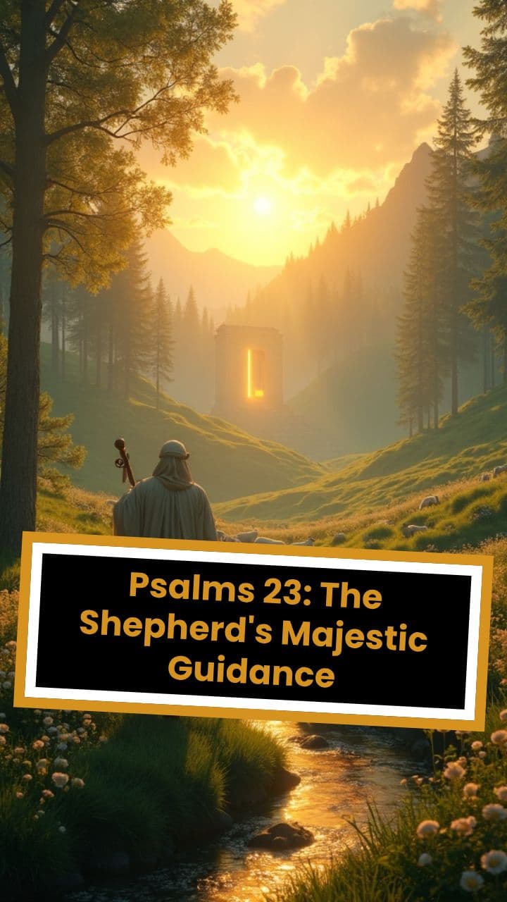 Psalms 23: The Shepherd's Majestic Guidance