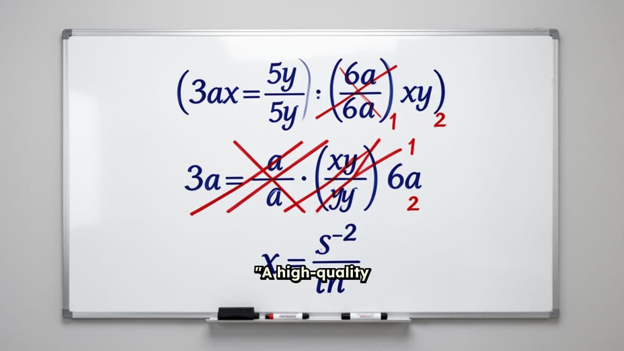 Dividing Algebraic Fractions Simplified