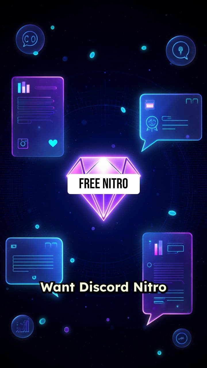 Discord Nitro Giveaway Social Media Ad