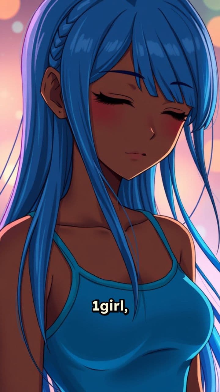 Two Blind Teenagers in Colorful Outfits