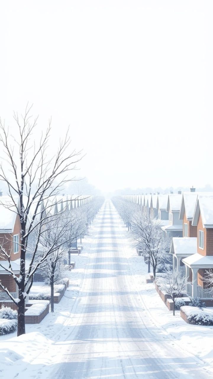 Снежный пейзаж на 37 Ривер Роуд